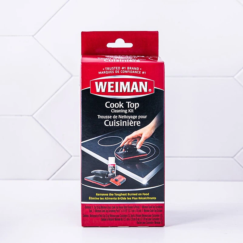 Weiman Good Housekeeping Cooktop Cleaning Kit - Set of 4