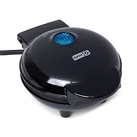 Dash Mini Round Waffle Maker (Black)