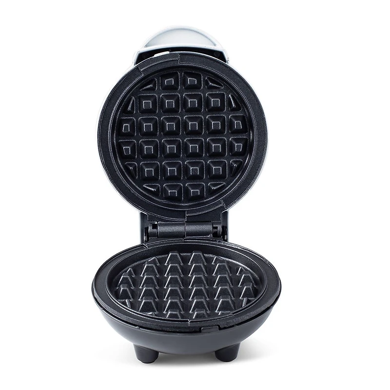 Dash Mini Round Waffle Maker (White)