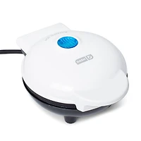 Dash Mini Round Waffle Maker (White)
