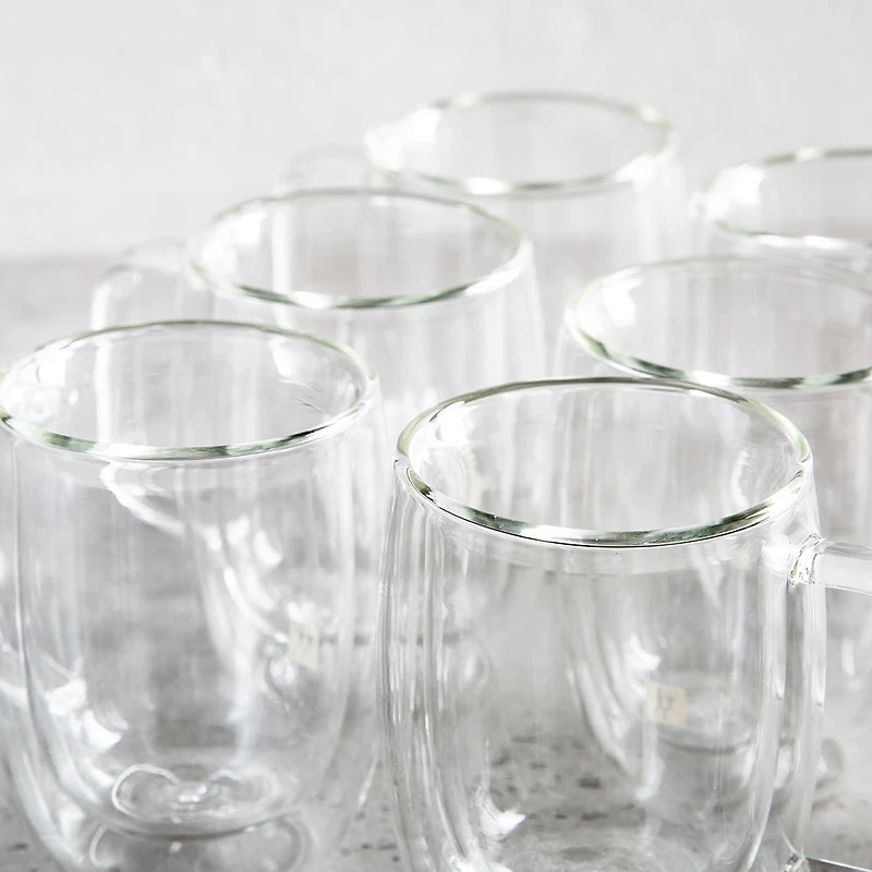 ZWILLING Sorrento Double Wall Espresso Mug w/ Handle 'Buy 6 & Get 8'