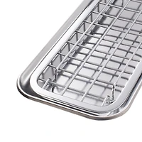 iDesign Sinkworks Soap & Sponge Dish
