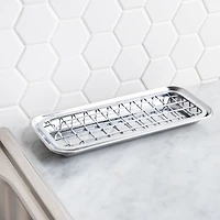 iDesign Sinkworks Soap & Sponge Dish