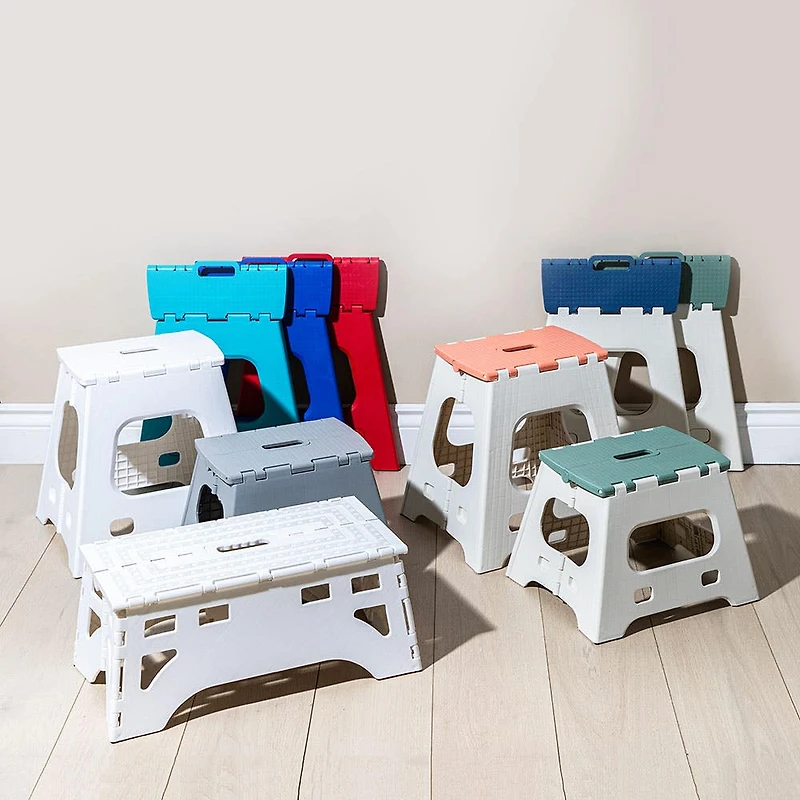 KSP Tread Folding Step Stool Medium (Grey)