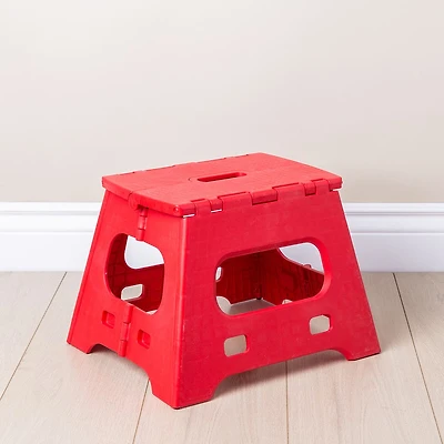 KSP Tread Folding Step Stool Medium (Red)