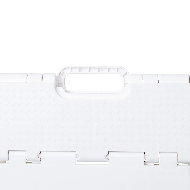 KSP Tread Folding Step Stool Tall 15 x 13 x 15"H (White)