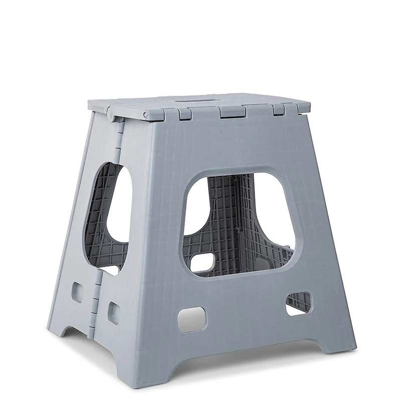 KSP Tread Folding Step Stool Tall (Grey)