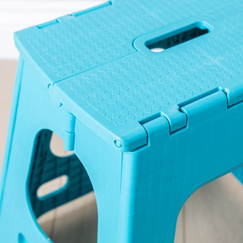 KSP Tread Folding Step Stool Tall (Light Blue)