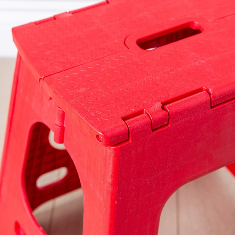 KSP Tread Folding Step Stool Tall (Red)
