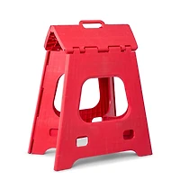 KSP Tread Folding Step Stool Tall (Red)