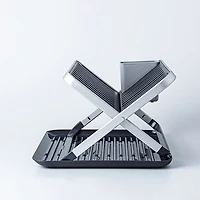 OXO Good Grips 'Rust-Proof Aluminum' Fold-Flat Dish Rack (Black/Grey)