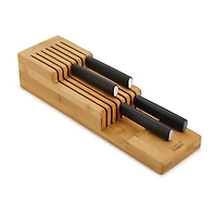 Joseph Joseph Drawerstore 2-Tier Bamboo Knife Organizer 15.8x3.3x4.5"