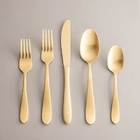 Splendide S/S 'Alpia' Flatware - Set of 20 (Gold)