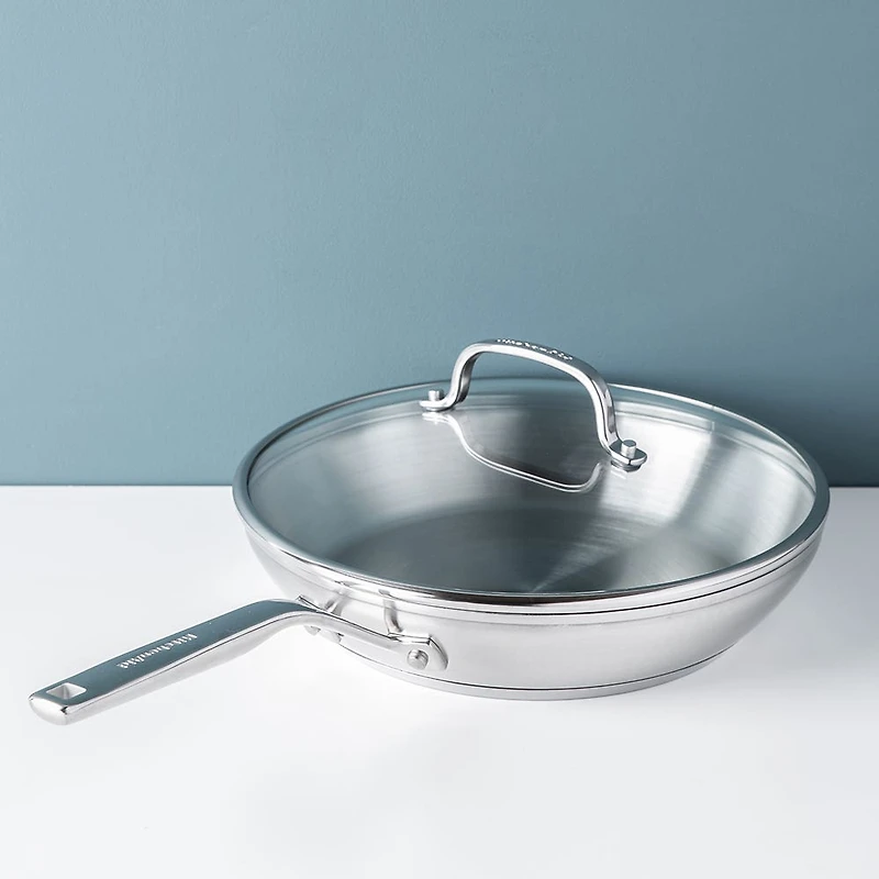 KitchenAid 3-Ply Cookware Combo - Set of 11 (Stainless Steel)