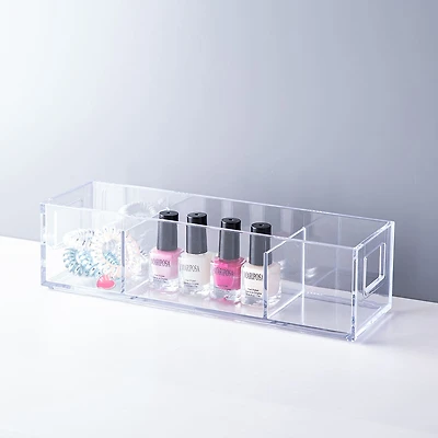iDesign Clarity Vanity Organizer Catch-All (Clear)