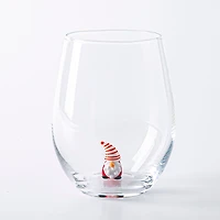KSP Christmas Buddies 'Gnome' Stemless Wine Glass