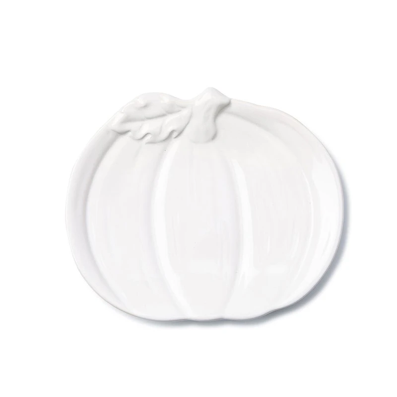KSP Tuscana Harvest Pumpkin Side Plate (White)