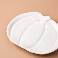 KSP Tuscana Harvest Pumpkin Side Plate (White)