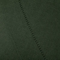 Harman Hemstitch Polyester Tablecloth 70" Round (Forest Green)