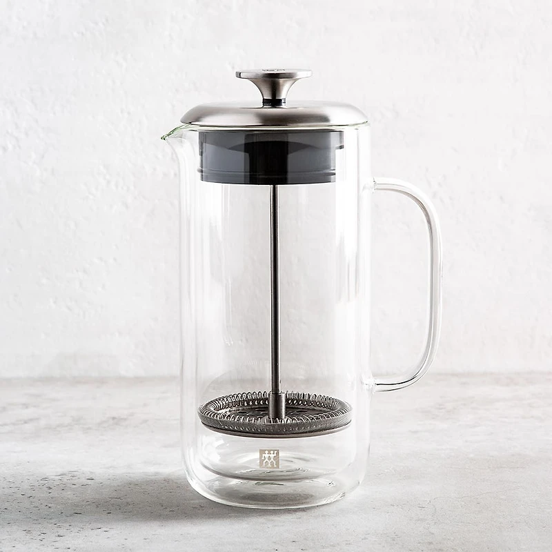 ZWILLING Sorrento Double Wall French Coffee Press (Clear)