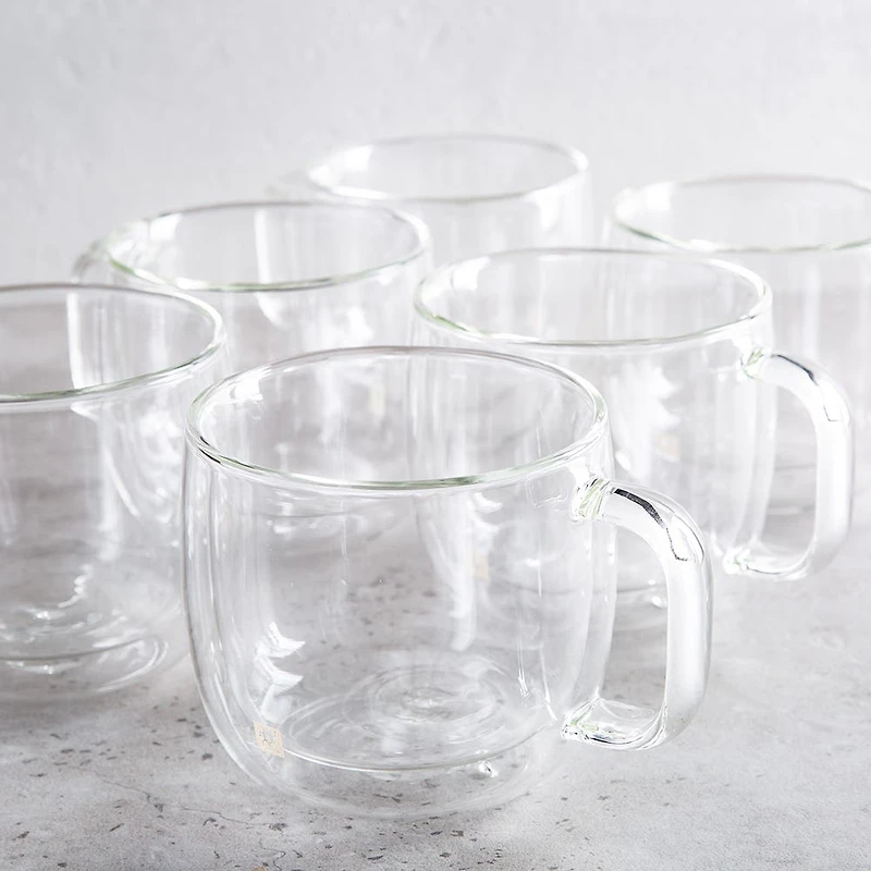 ZWILLING Sorrento Double Wall Cappuccino Mug w/Handle 'Buy 6 & Get 8'