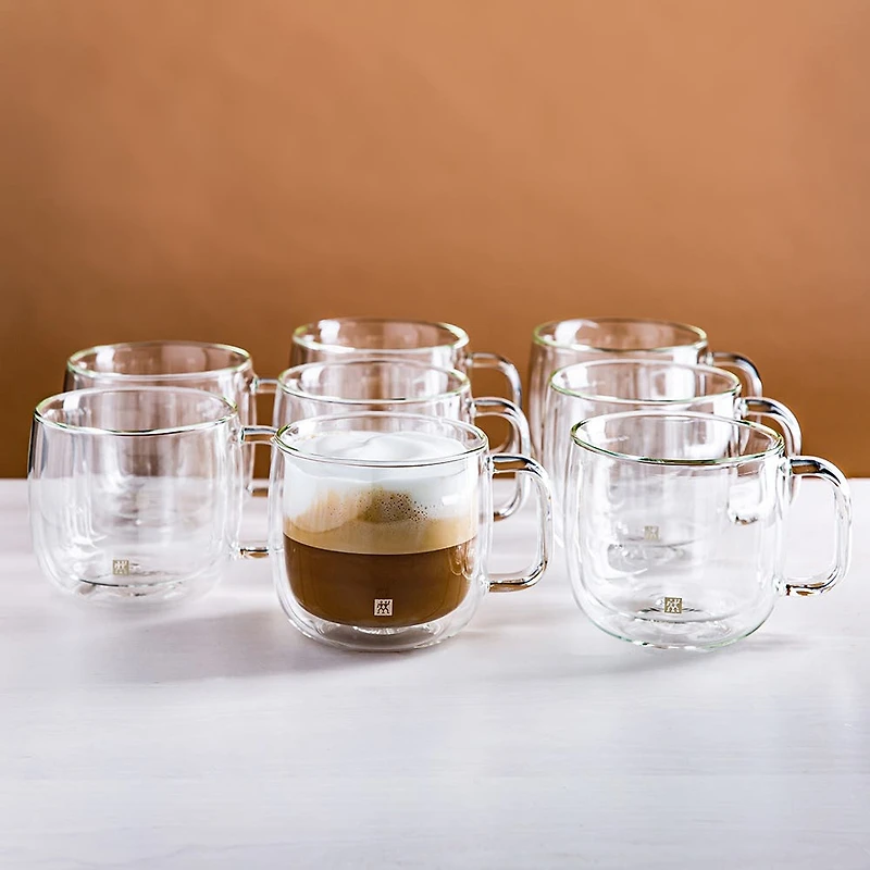 ZWILLING Sorrento Double Wall Cappuccino Mug w/Handle 'Buy 6 & Get 8'