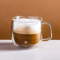 ZWILLING Sorrento Double Wall Cappuccino Mug w/Handle 'Buy 6 & Get 8'