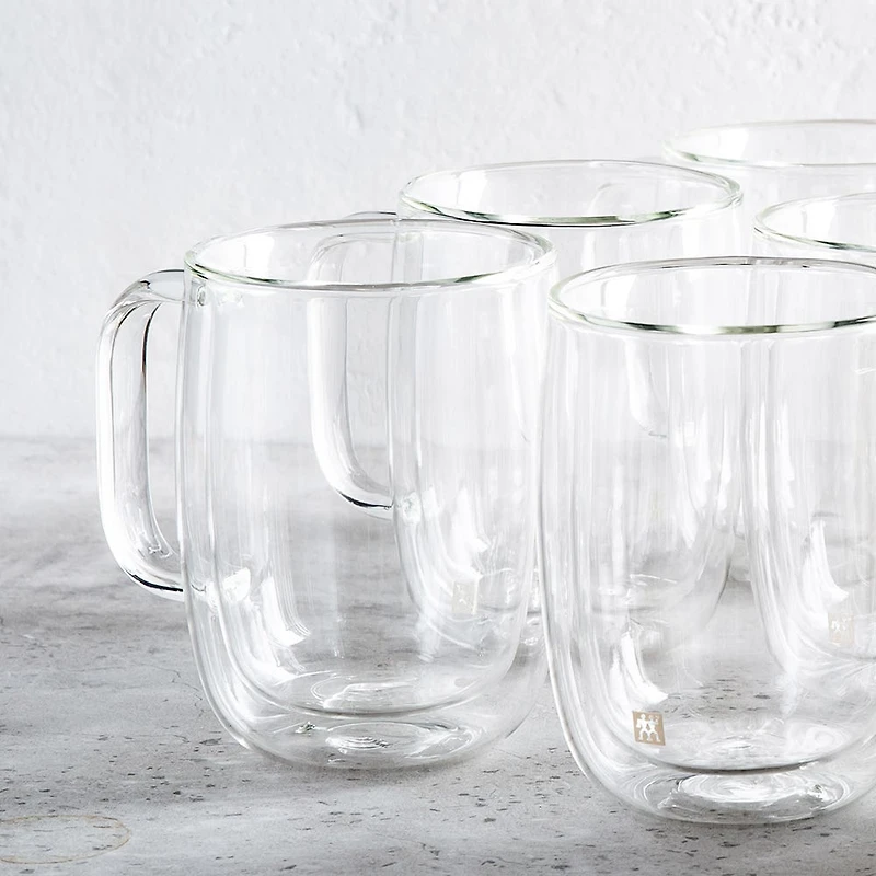 ZWILLING Sorrento Double Wall Latte Mug w/Handle 'Buy 6 & Get 8'