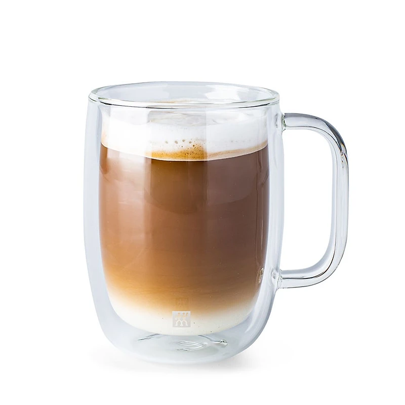 ZWILLING Sorrento Double Wall Latte Mug w/Handle 'Buy 6 & Get 8'