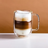 ZWILLING Sorrento Double Wall Latte Mug w/Handle 'Buy 6 & Get 8'