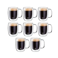 ZWILLING Sorrento Double Wall 'Buy 6 & Get 8' Espresso Mug W/ Handle