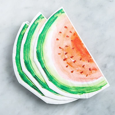 Harman 3-Ply 'Watermelon' Paper Napkin Shaped (Pink)