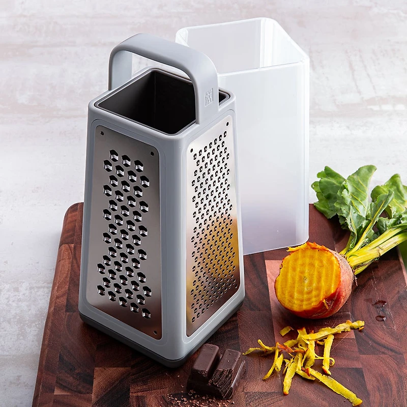ZWILLING Z-Cut Tower-Box Grater (Grey/Stainless Steel)