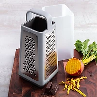ZWILLING Z-Cut Tower-Box Grater (Grey/Stainless Steel)