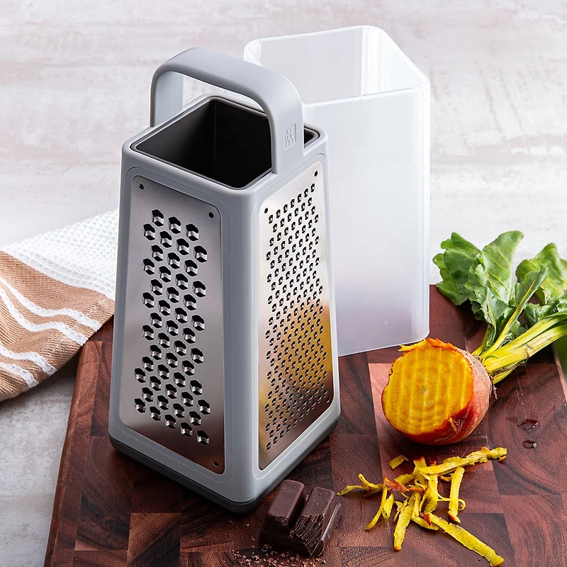 ZWILLING Z-Cut Tower-Box Grater (Grey/Stainless Steel)