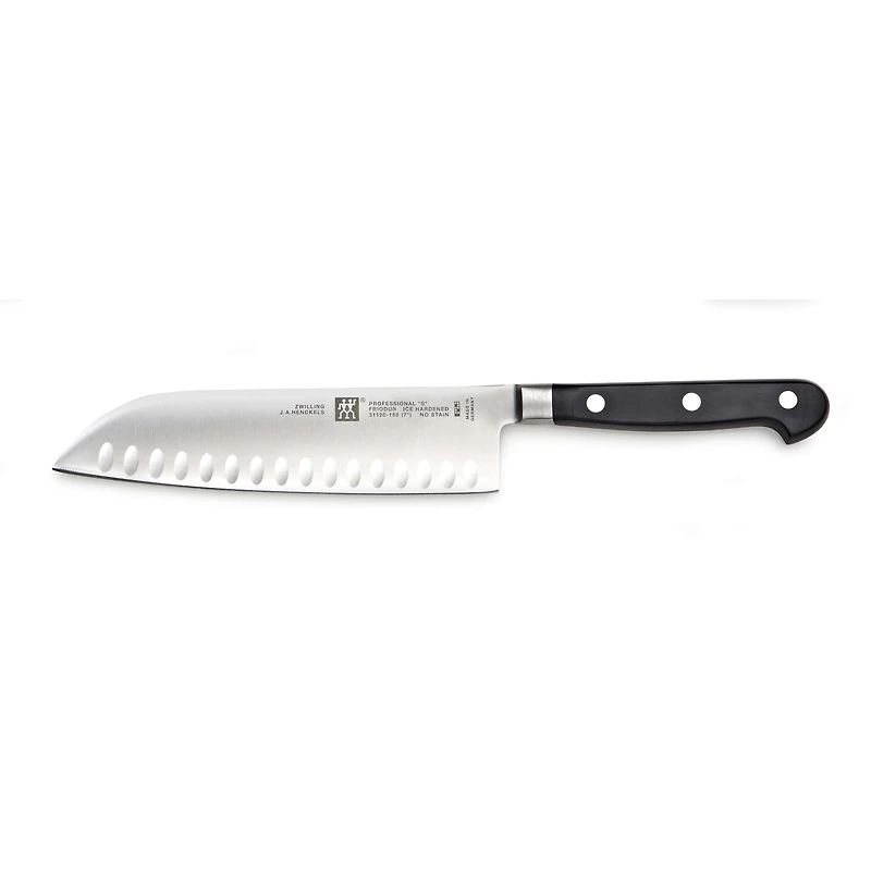 ZWILLING Professional "S" 7" Santoku Knife Granton Edge