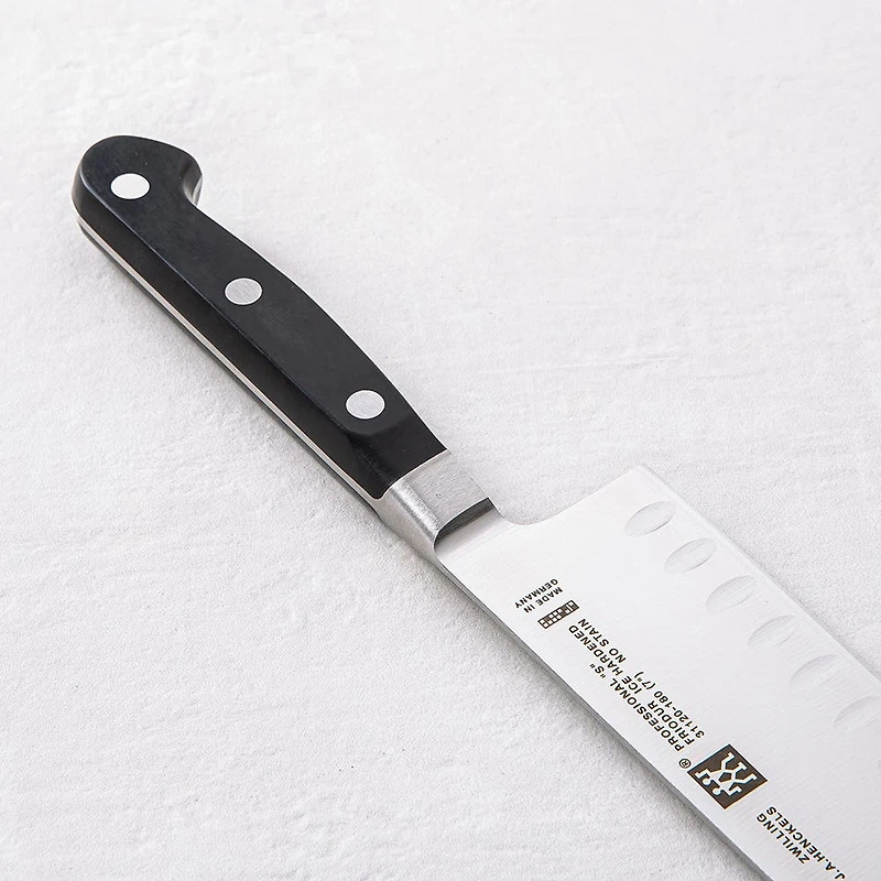 ZWILLING Professional "S" 7" Santoku Knife Granton Edge