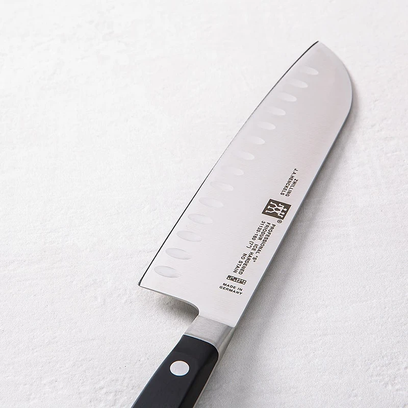 ZWILLING Professional "S" 7" Santoku Knife Granton Edge