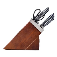 Henckels Self-Sharpening 'Graphite' Wood Knife Block Combo - Set of 7