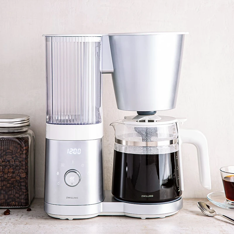 ZWILLING Enfinigy Coffee Maker (White/Silver)