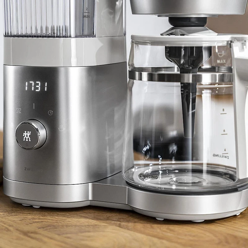 ZWILLING Enfinigy Coffee Maker (White/Silver)
