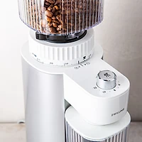 ZWILLING Enfinigy Adjustable Burr Grinder (White/Silver)
