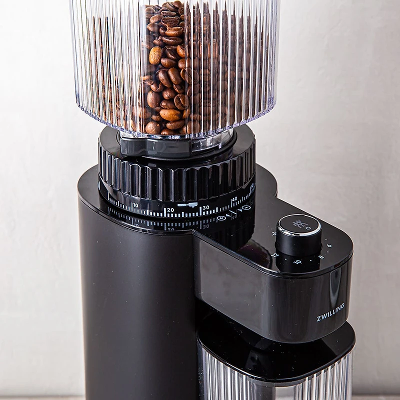 ZWILLING Enfinigy Adjustable Burr Grinder (Black)