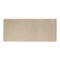 Harman Washable Mat 'Texture' Accent Mat 18"x47" (Linen)