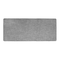 Harman Washable Mat 'Texture' Accent Mat 18"x47" (Grey)