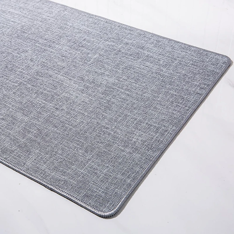 Harman Washable Mat 'Texture' Accent Mat 18"x47" (Grey)