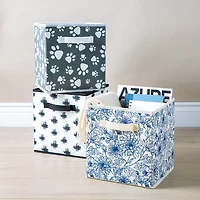 KSP Collapsible 'Paws' Non-Woven Storage Bin 10x10x11"