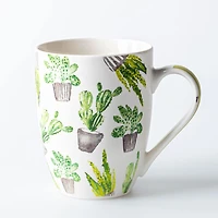 KSP Graphic 'Cactus' Mug - Set of 4