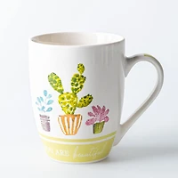 KSP Graphic 'Cactus' Mug - Set of 4