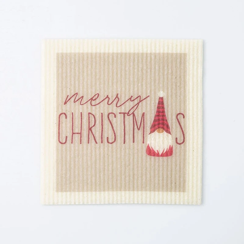 Harman Christmas 'Merry Christmas Gnome' Reusable Sponge Cloth